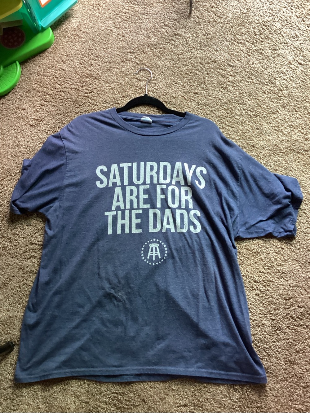 Saturdays Are For The Dads Graphic Tee - Navy